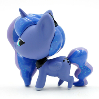 Authentic My little Pony chibi vinyl figure Luna +/-6cm (not a toy)